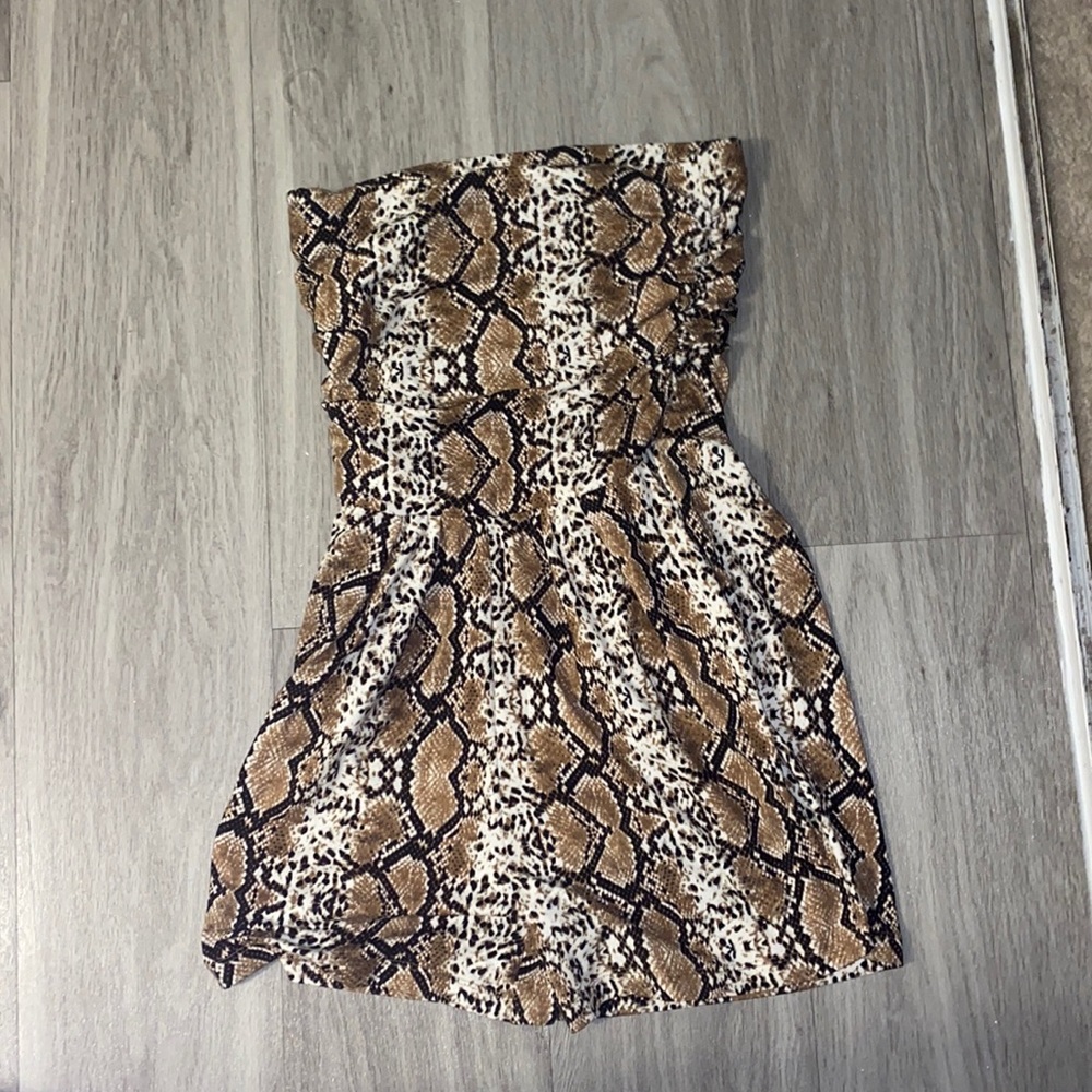 snakeskin romper